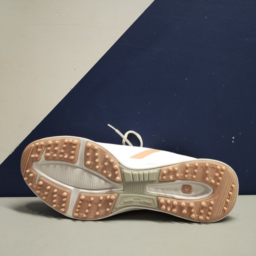 FootJoy FJ Fuel Spikeless Golf Shoes Womens US 10M White‎ Pink Lace Up 92378 EUC - Picture 11 of 13